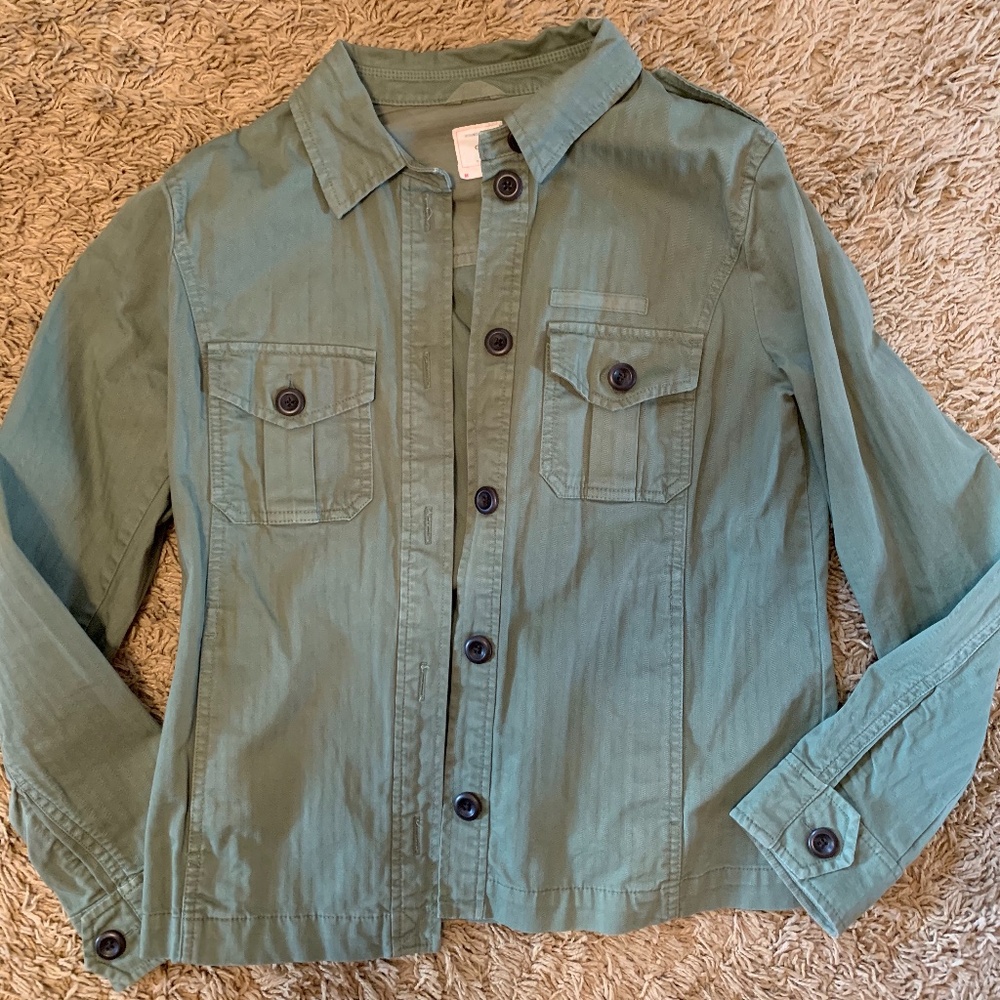 Gap Army Green Utility Jacket